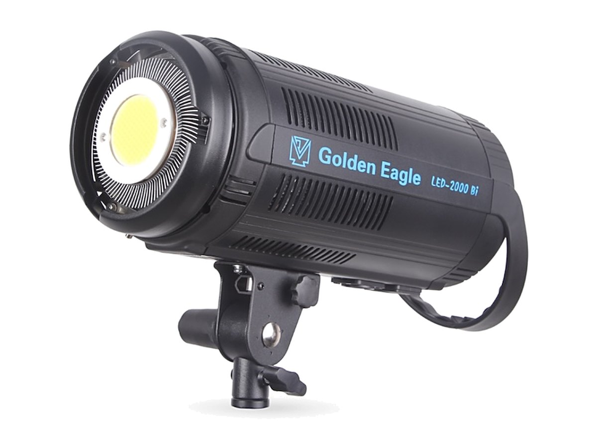 LED 2000Bi bi-colour COB light, front view with the COB